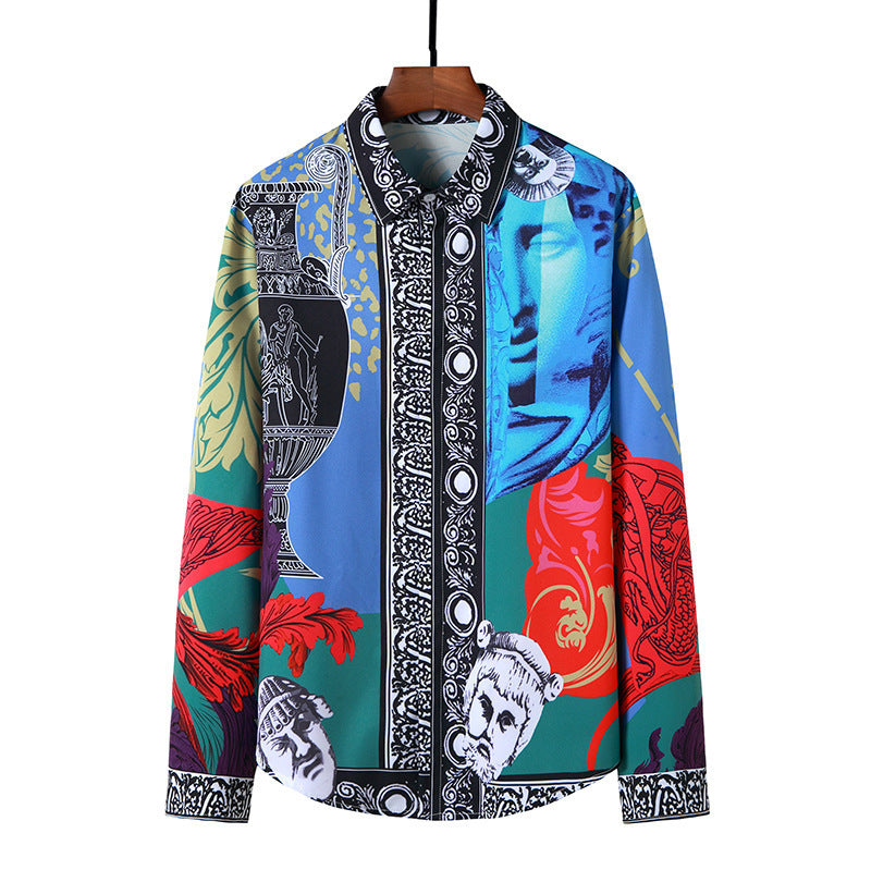 Men's Shirts New Arrivals Men's Printed Shirts Ouma Court Style Printed Shirts