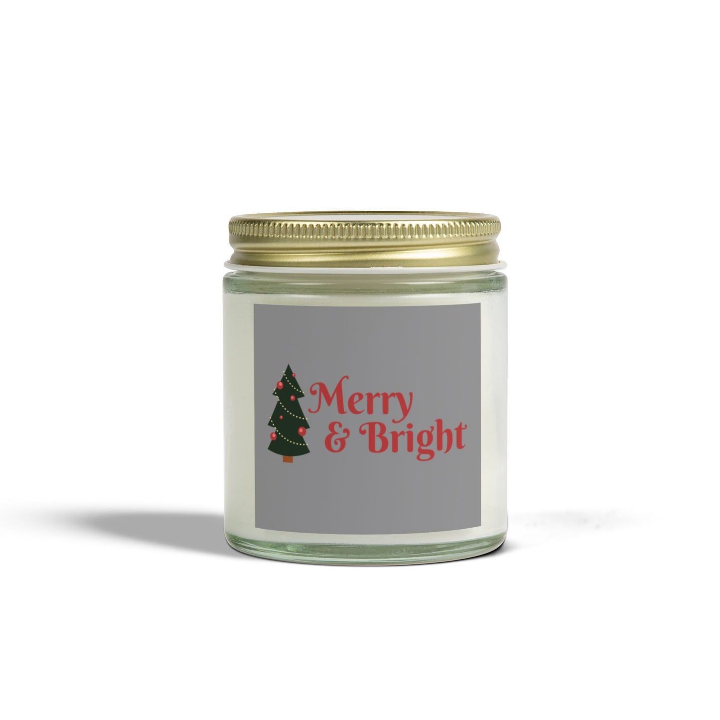 🕯️ Scented Christmas Candles | Coconut Apricot Wax (4oz, 9oz) 🌲