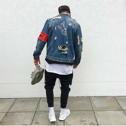 Denim Jacket Embroidery Denim