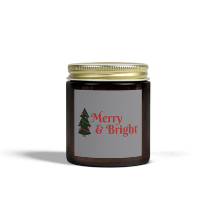 🕯️ Scented Christmas Candles | Coconut Apricot Wax (4oz, 9oz) 🌲