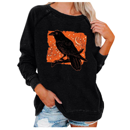 Loose Women's Tops Halloween Themed Sweatshirts