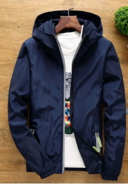 Autumn Spring Jackets | Men Bomber Jacket Male Casual Coat | Hooded Windbreaker