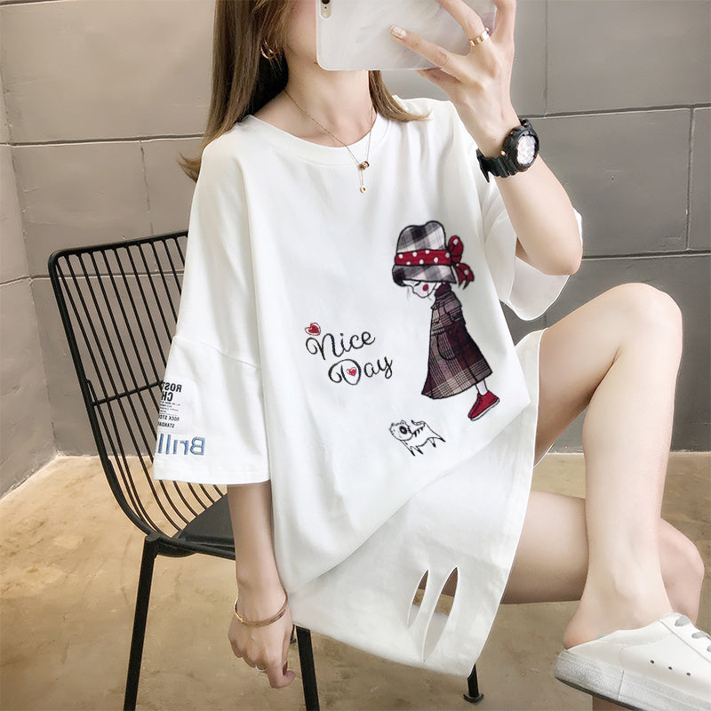 Short Sleeved Oversized T-Shirts On Instagram For Women