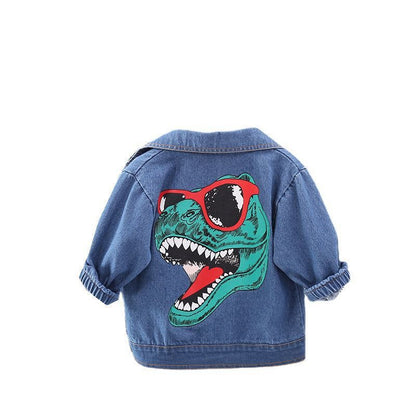 Printed Denim Jacket Boys And Girls Denim Jacket