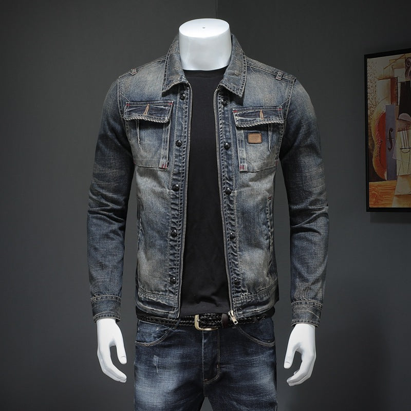 Men's Denim Jacket  | Men's Plus Size Denim Jacket