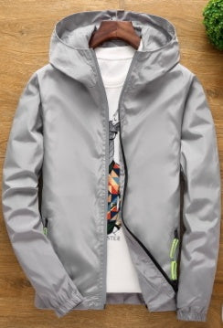 Autumn Spring Jackets | Men Bomber Jacket Male Casual Coat | Hooded Windbreaker