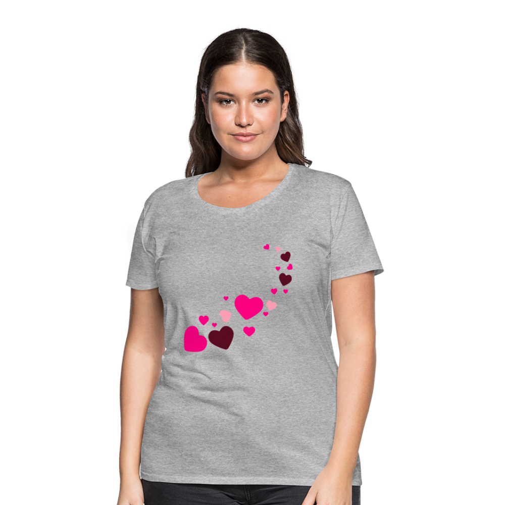 Magic Hearts | Women’s Premium T-Shirt - heather gray