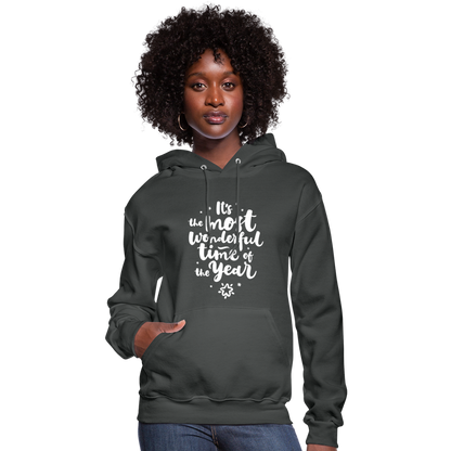 Christmas Hoodies for Her | It's the most wonderful time of the Year |Women's Hoodie - asphalt