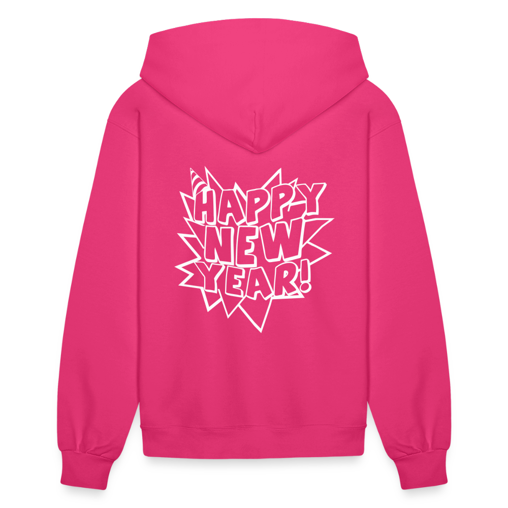 Happy New Year Women's Hoodie | Women's Hoodie - fuchsia