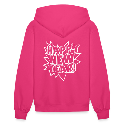 Happy New Year Women's Hoodie | Women's Hoodie - fuchsia