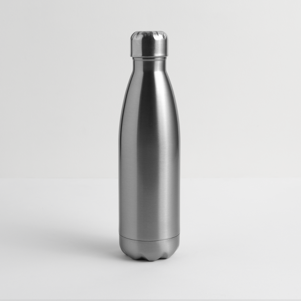 Insulated Stainless Steel Water Bottle - silver