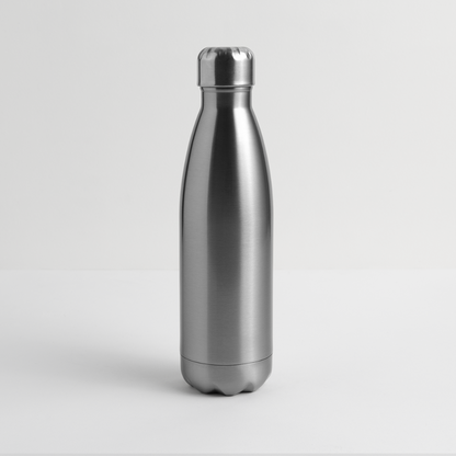 Insulated Stainless Steel Water Bottle - silver