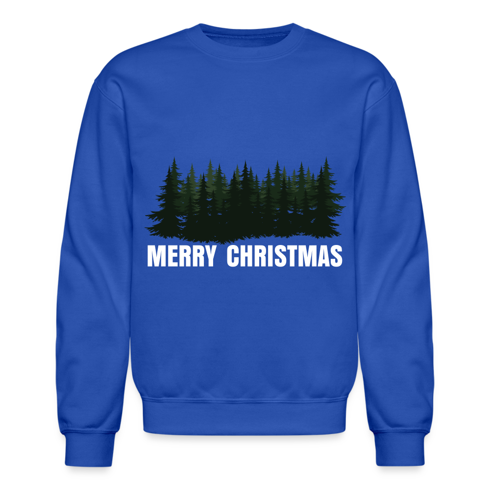 Merry Christmas Sweatshirt for Women | Merry Christmas Sweatshirt for Men | Crewneck Sweatshirt - royal blue