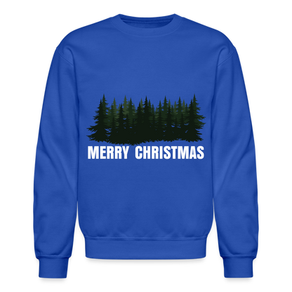 Merry Christmas Sweatshirt for Women | Merry Christmas Sweatshirt for Men | Crewneck Sweatshirt - royal blue