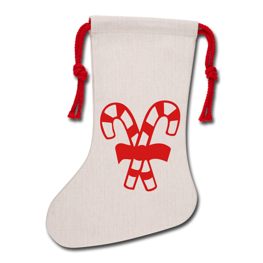 Conde Natural Holiday Stocking – Elegant & Eco-Friendly Christmas Decor - natural