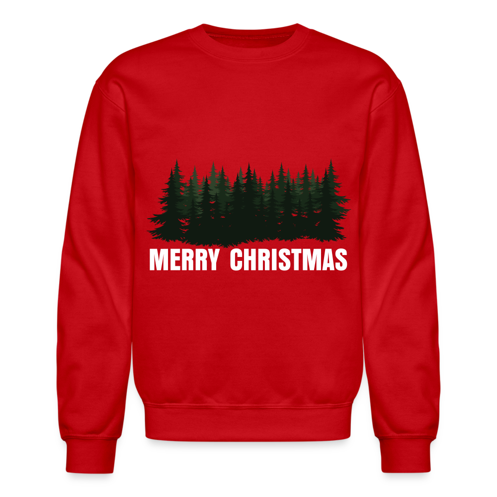 Merry Christmas Sweatshirt for Women | Merry Christmas Sweatshirt for Men | Crewneck Sweatshirt - red