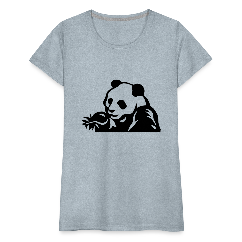 Panda Design T-Shirts for Women | Women’s Premium T-Shirt - heather ice blue