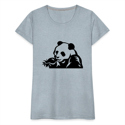 Panda Design T-Shirts for Women | Women’s Premium T-Shirt - heather ice blue