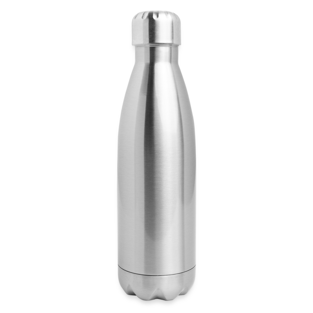 Insulated Stainless Steel Water Bottle - silver