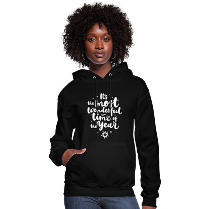 Christmas Hoodies for Her | It's the most wonderful time of the Year |Women's Hoodie - black