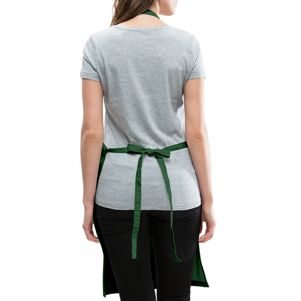 Happy Thanksgiving Apron | Adjustable Apron - forest green