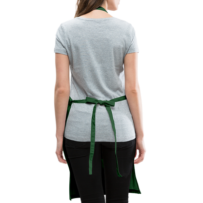 Happy Thanksgiving Apron | Adjustable Apron - forest green