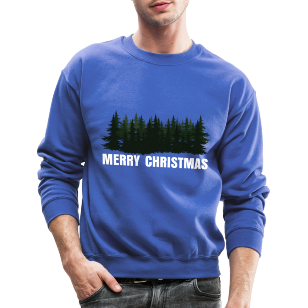 Merry Christmas Sweatshirt for Women | Merry Christmas Sweatshirt for Men | Crewneck Sweatshirt - royal blue