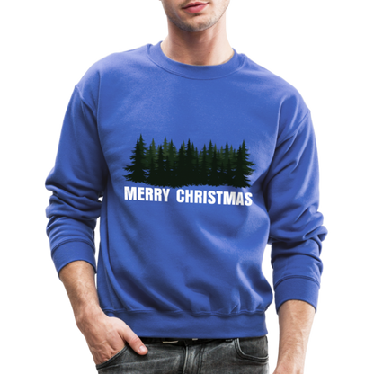 Merry Christmas Sweatshirt for Women | Merry Christmas Sweatshirt for Men | Crewneck Sweatshirt - royal blue