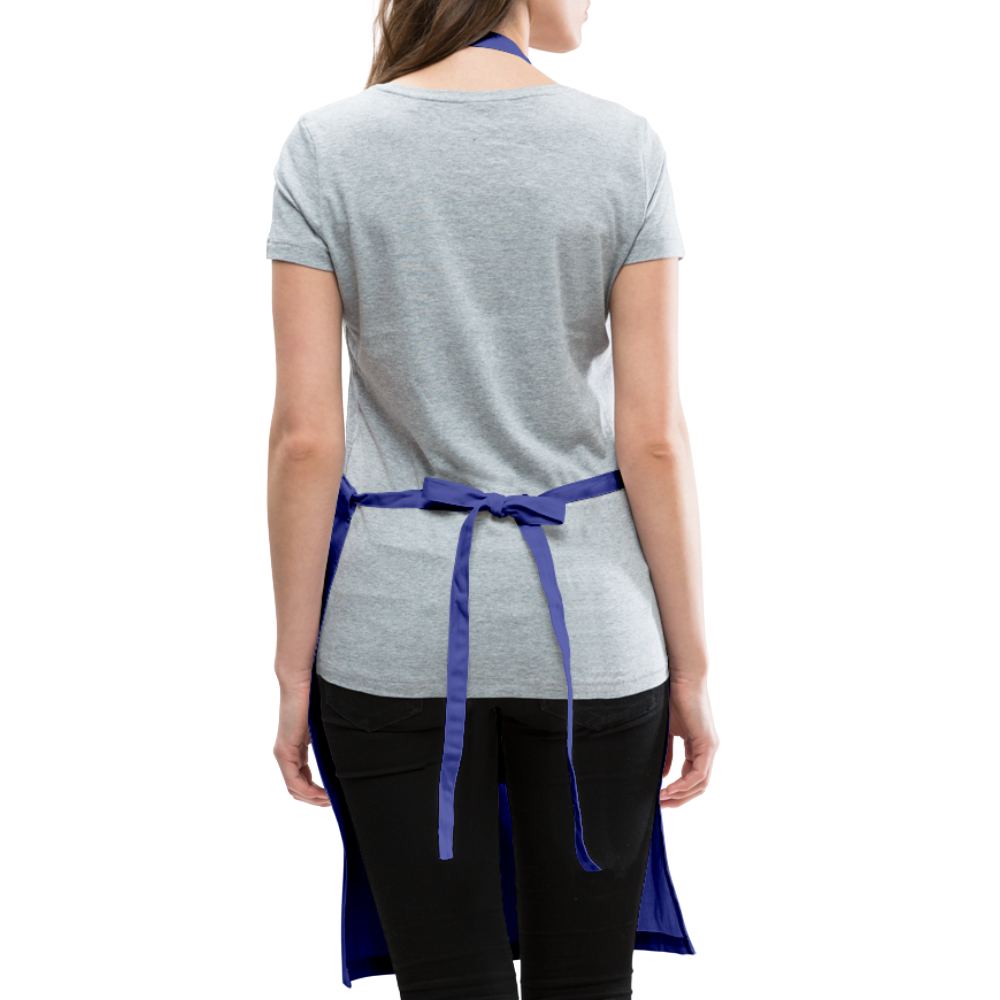 Happy Thanksgiving Apron | Adjustable Apron - royal blue