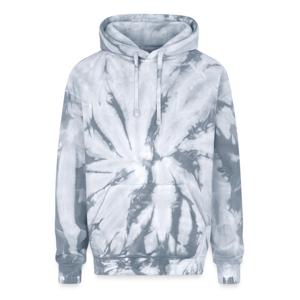 Adult Tie Dye Hoodie– Bold Style & Everyday Comfort - spider silver