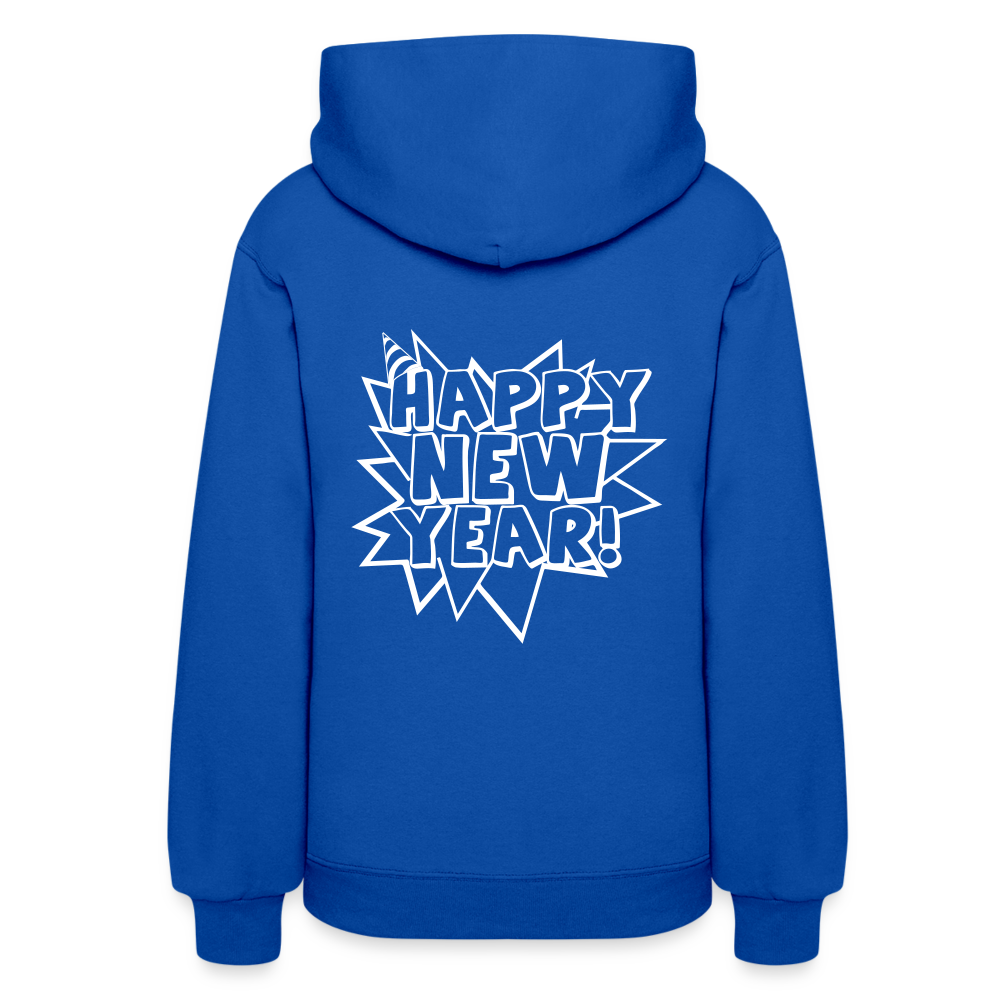 Happy New Year Women's Hoodie | Women's Hoodie - royal blue