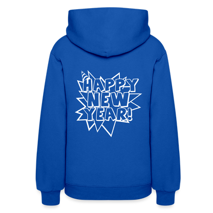 Happy New Year Women's Hoodie | Women's Hoodie - royal blue