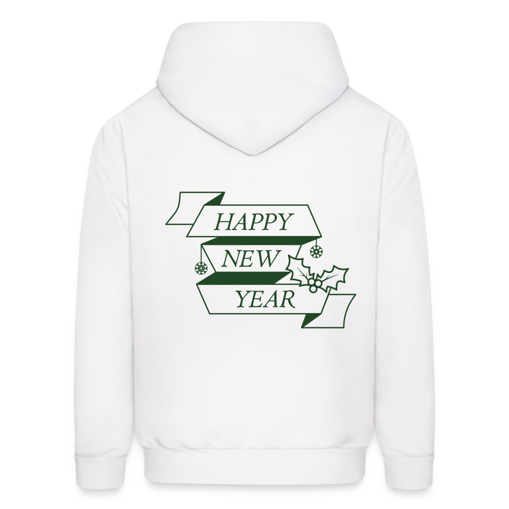 Happy New Year 2025 | Men's Hoodie - white