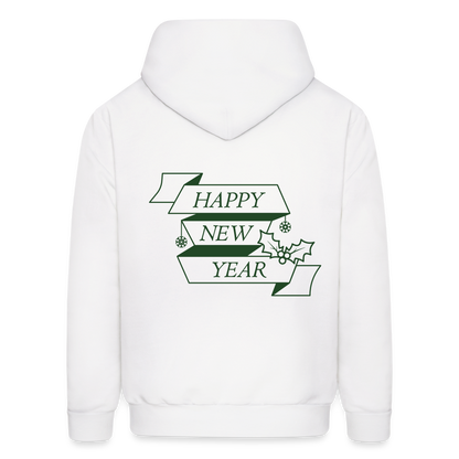 Happy New Year 2025 | Men's Hoodie - white