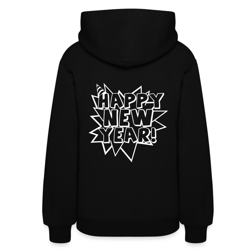 Happy New Year Women's Hoodie | Women's Hoodie - black