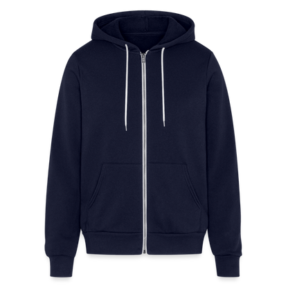 I am so Grateful | Thanksgiving Hoodie | Bella + Canvas Unisex Full Zip Hoodie - navy