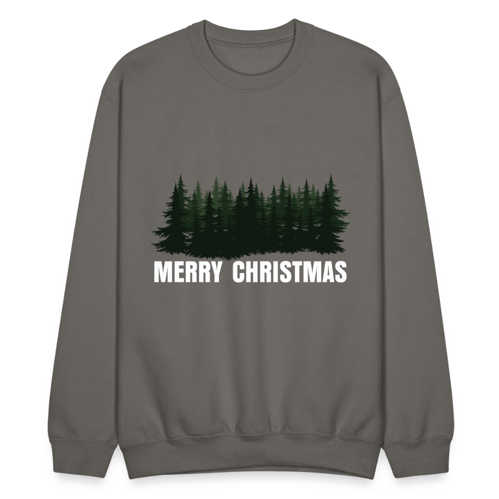 Merry Christmas Sweatshirt for Women | Merry Christmas Sweatshirt for Men | Crewneck Sweatshirt - asphalt gray