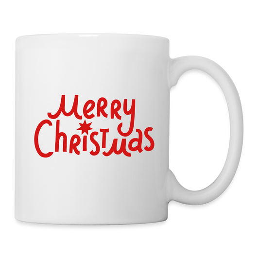 Merry Christmas Coffee/Tea Mug - white