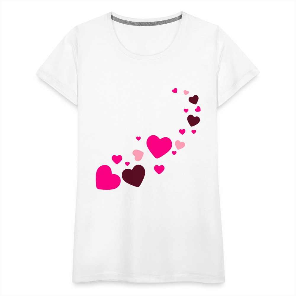 Magic Hearts | Women’s Premium T-Shirt - white