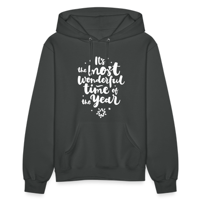 Christmas Hoodies for Her | It's the most wonderful time of the Year |Women's Hoodie - asphalt