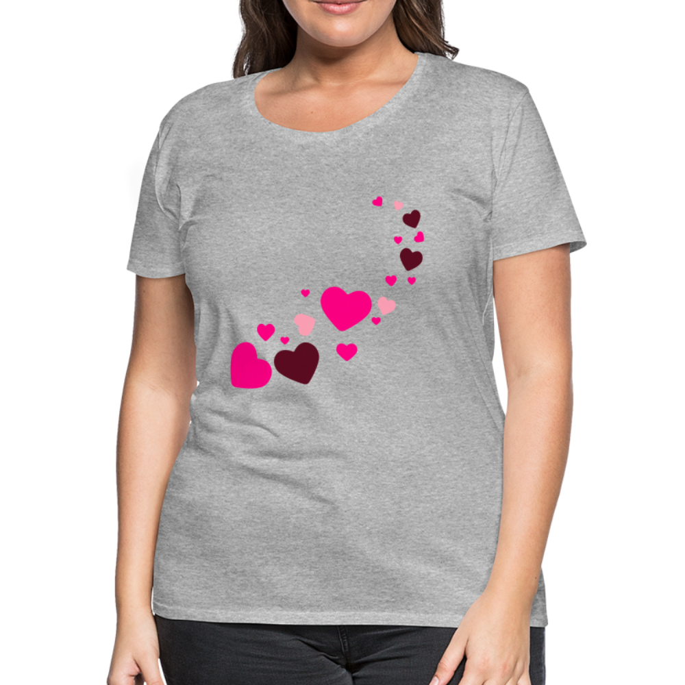 Magic Hearts | Women’s Premium T-Shirt - heather gray