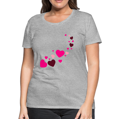 Magic Hearts | Women’s Premium T-Shirt - heather gray