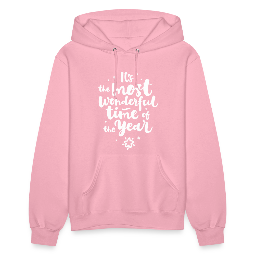 Christmas Hoodies for Her | It's the most wonderful time of the Year |Women's Hoodie - classic pink