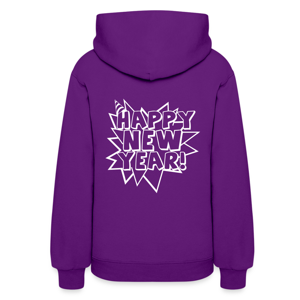 Happy New Year Women's Hoodie | Women's Hoodie - purple