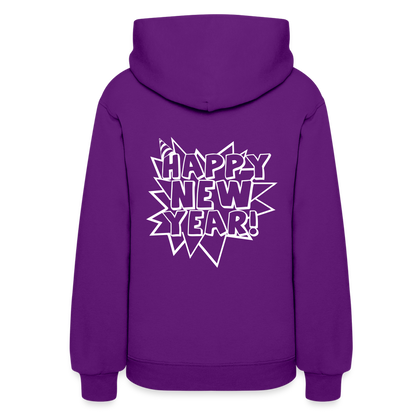 Happy New Year Women's Hoodie | Women's Hoodie - purple