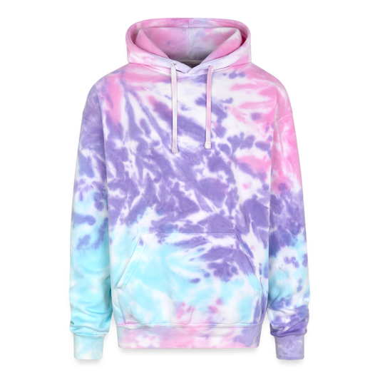 Adult Tie Dye Hoodie– Bold Style & Everyday Comfort - cotton candy