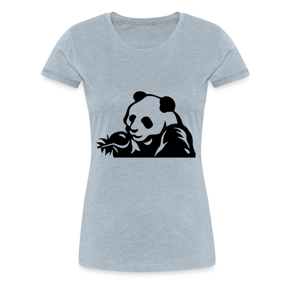 Panda Design T-Shirts for Women | Women’s Premium T-Shirt - heather ice blue