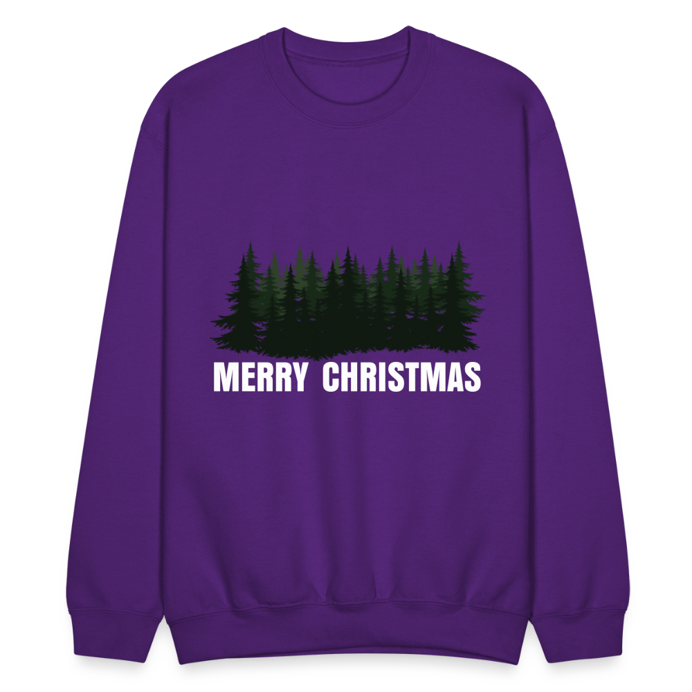 Merry Christmas Sweatshirt for Women | Merry Christmas Sweatshirt for Men | Crewneck Sweatshirt - purple