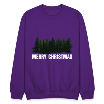 Merry Christmas Sweatshirt for Women | Merry Christmas Sweatshirt for Men | Crewneck Sweatshirt - purple