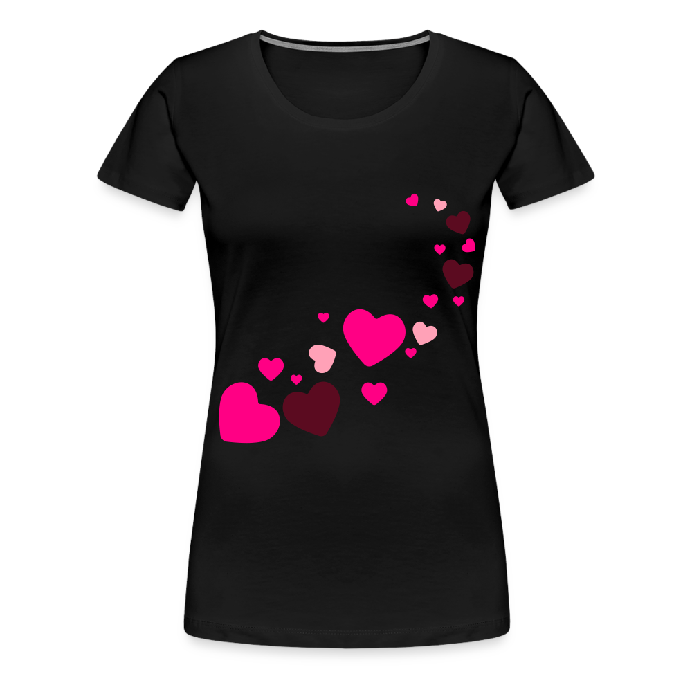 Magic Hearts | Women’s Premium T-Shirt - black